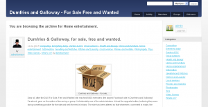 Dumfries and Galloway - For Sale Free and Wanted