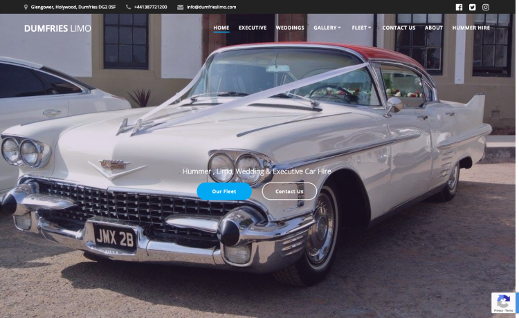 Vintage American Cadillac Car Hire for weddings and parties